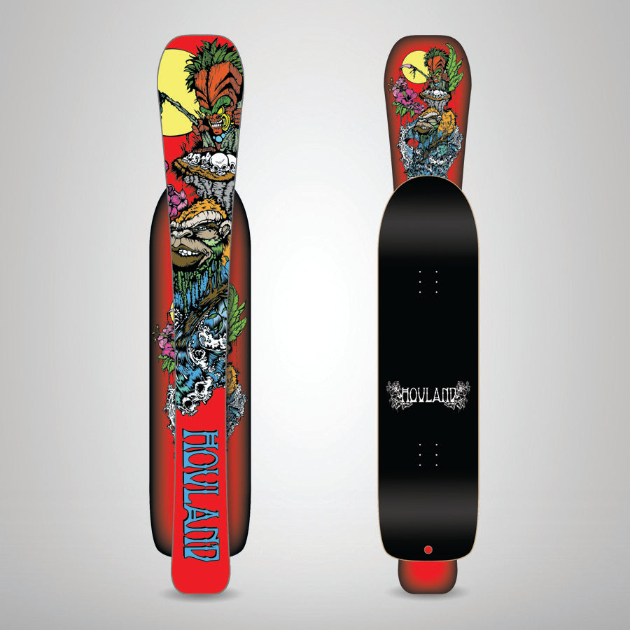 Hovland Bubba Snowskate – Powder and Soft-Snow Bi-Deck – Nordzflow
