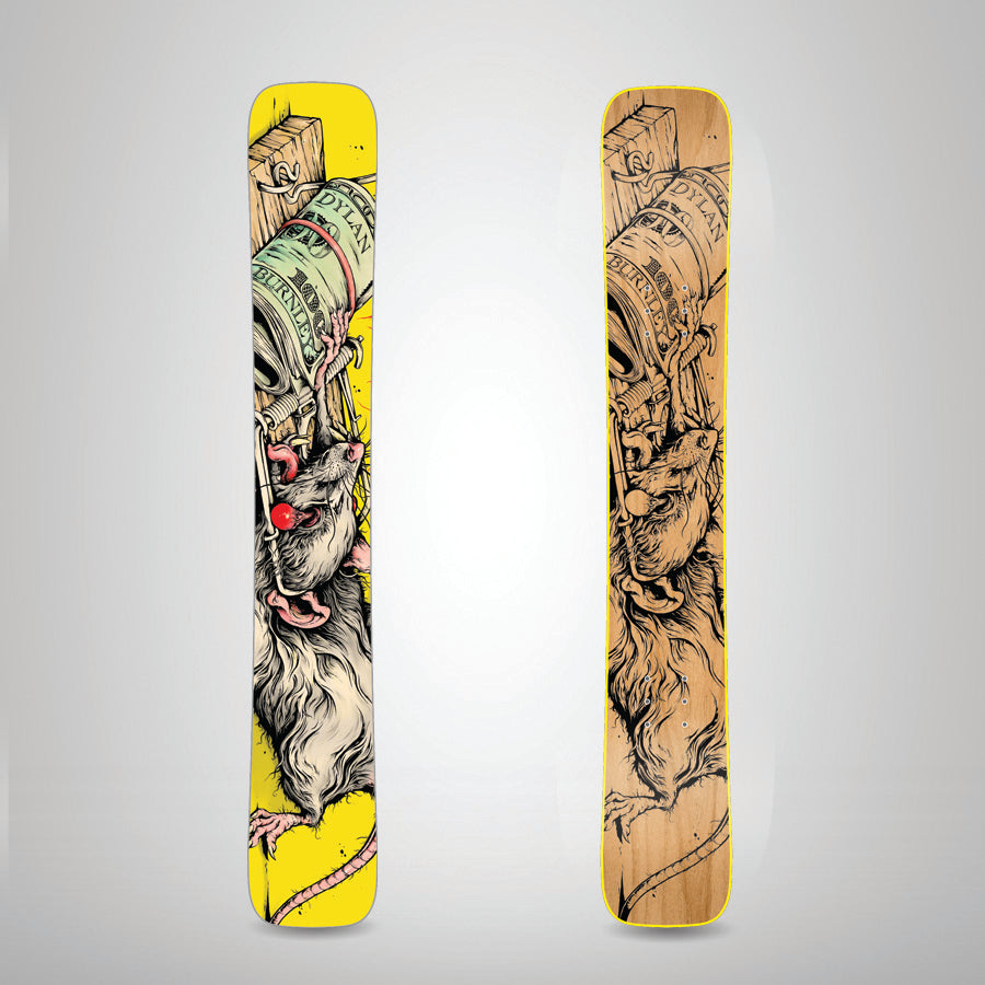 Hovland Five-Oh Snowskate – Compact Bi-Deck for Tricks and Park